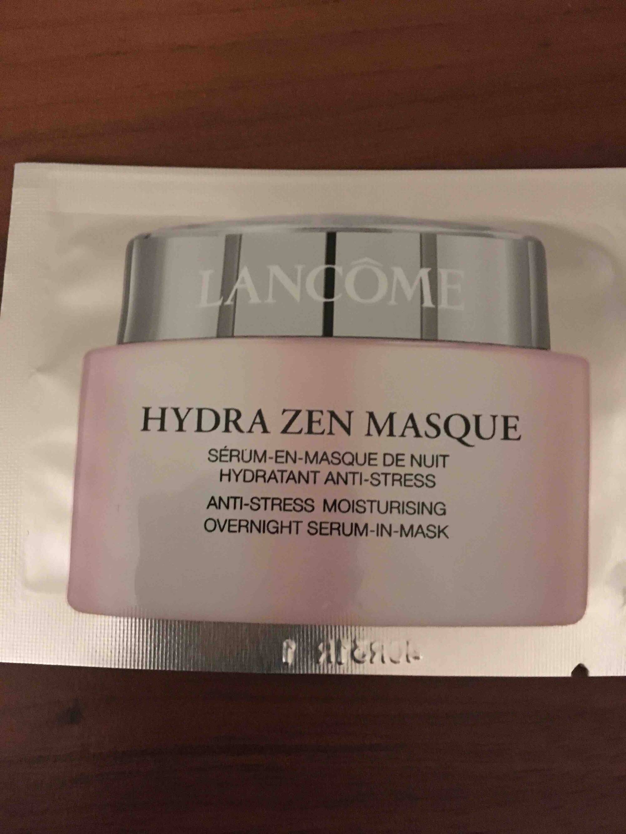 LANCÔME - Hydra zen masque - Sérum-en-masque nuit hydratant anti-stress