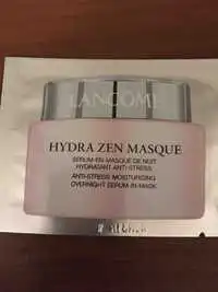 LANCÔME - Hydra zen masque - Sérum-en-masque nuit hydratant anti-stress