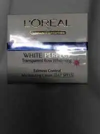 L'ORÉAL - White perfect - Moisturizing cream SPF 15