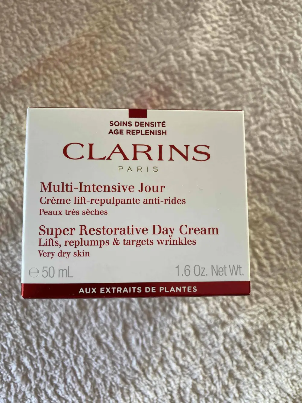 CLARINS - Crème lift-repulpante anti-rides 