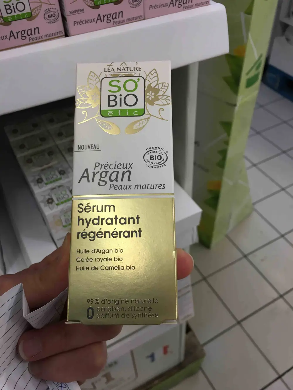 SO'BIO ÉTIC - Précieux argan - Sérum hydratant régénérant bio