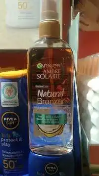 GARNIER - Ambre solaire natural bronzer - Huile sèche autobronzante