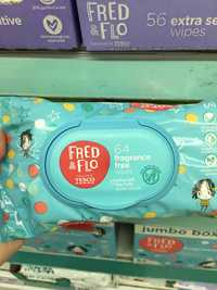 FRED & FLO - 64 fragrance free wipes