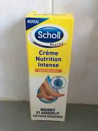 SCHOLL PHARMA - Crème nutrition intense pieds très secs