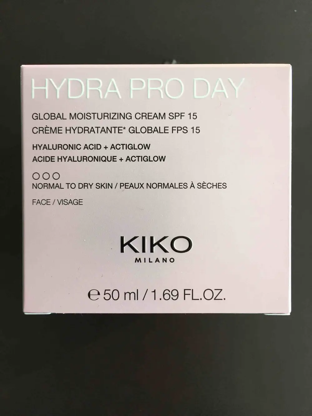 KIKO - Hydra Pro Day - Crème Hydratante FPS 15