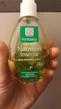 FLORESSANCE - So'bio étic - Huile sèche nutrition intense