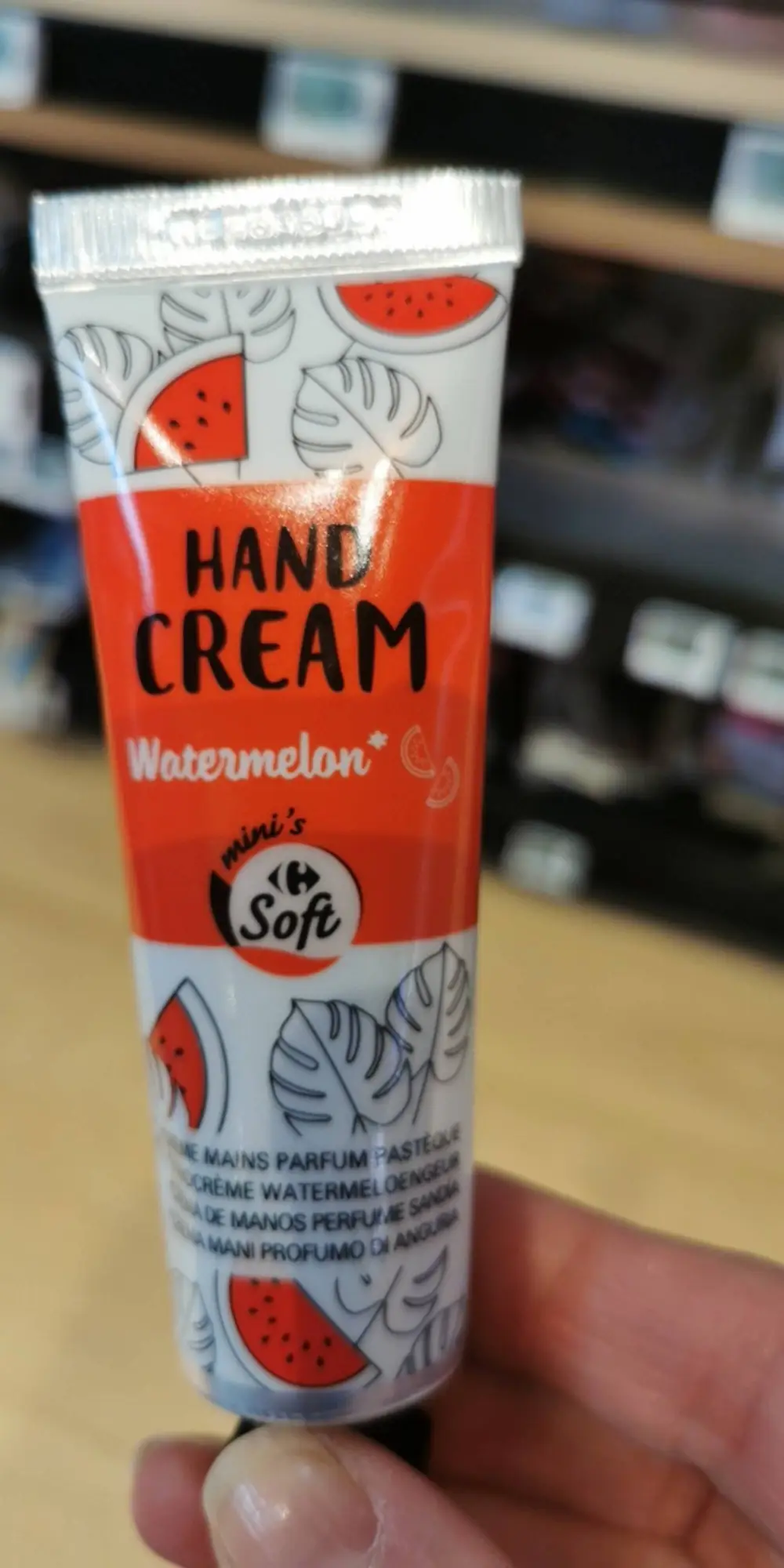 CARREFOUR SOFT - Hand cream watermelon