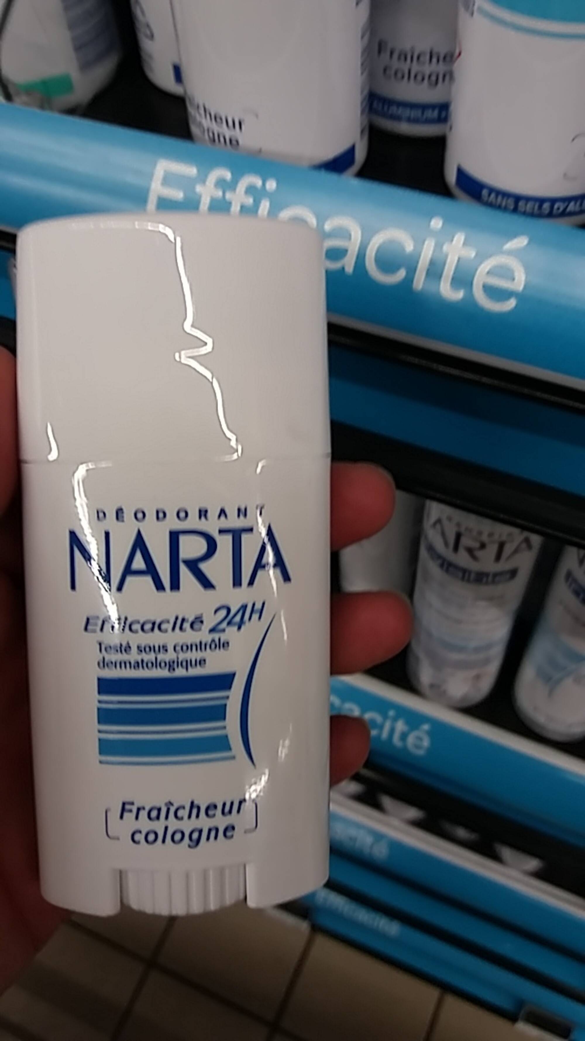 NARTA - Déodorant efficacité 24h