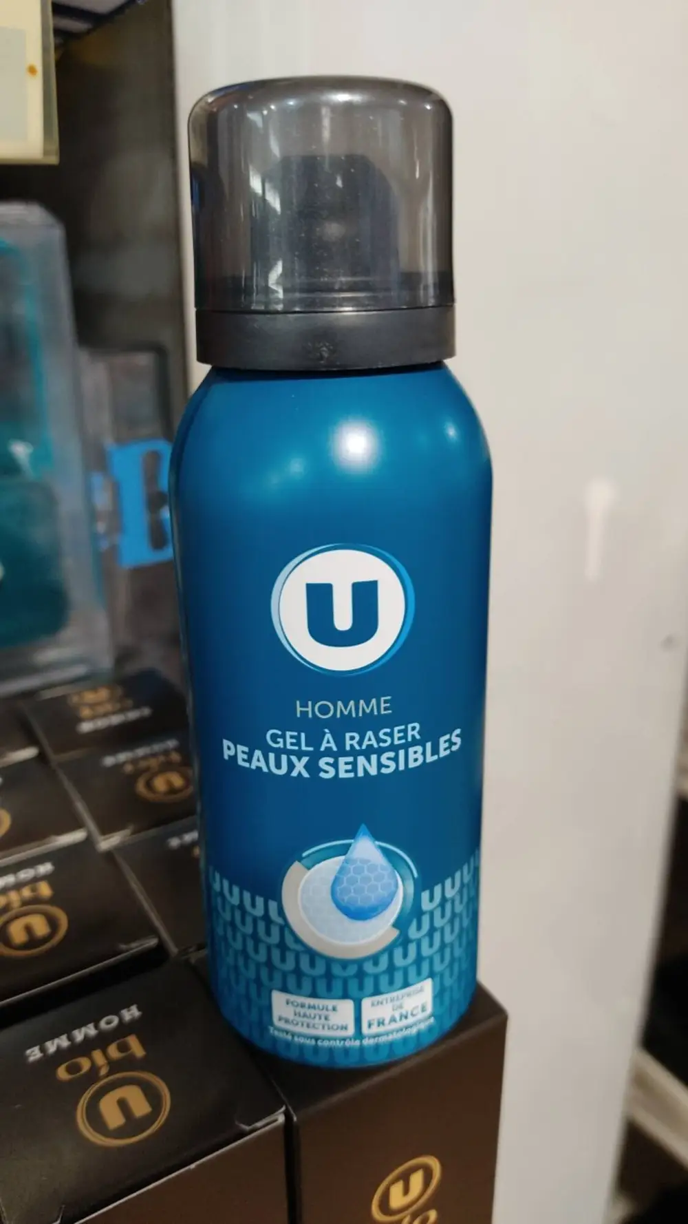 U - Homme - Gel à raser peaux sensibles