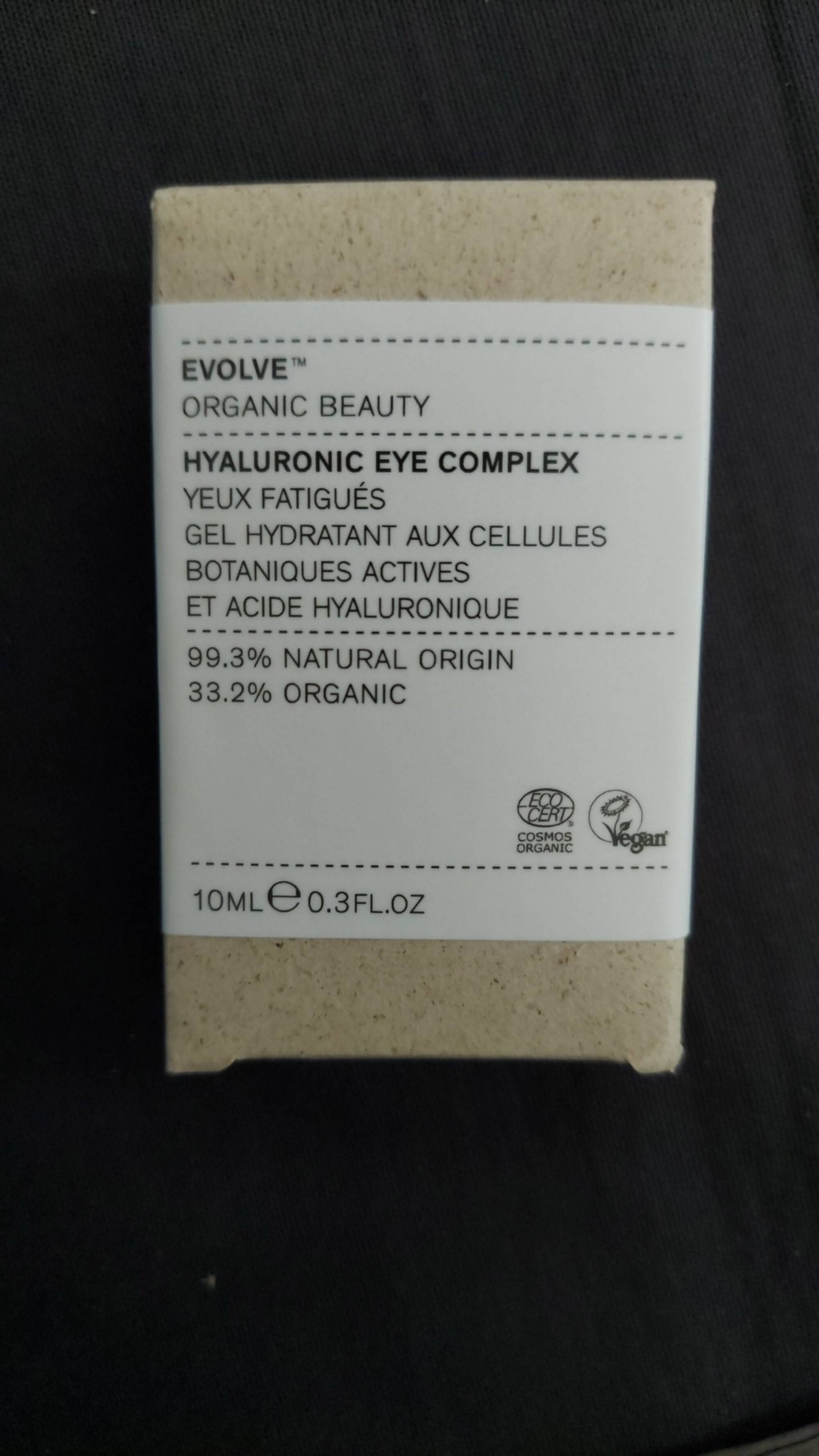 EVOLVE - Hyaluronic eye complex - Gel hydratant