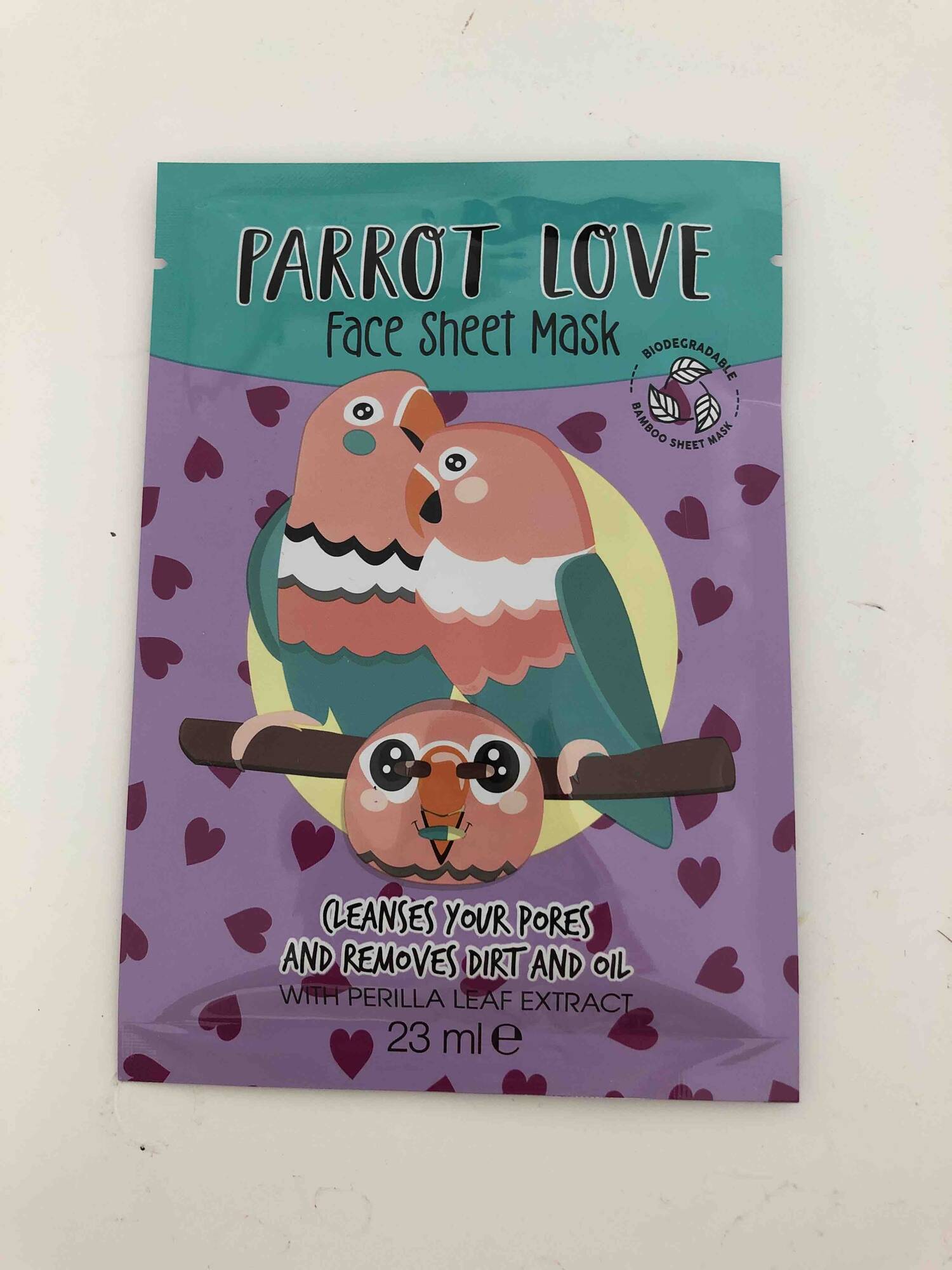 MAXBRANDS - Parrot love - Face sheet mask