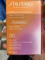 SHISEIDO - Urban environment age defense - Sun dual care Soin solaire visage SPF 30
