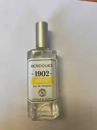 BERDOUES - 1902 Tonique - Eau de cologne