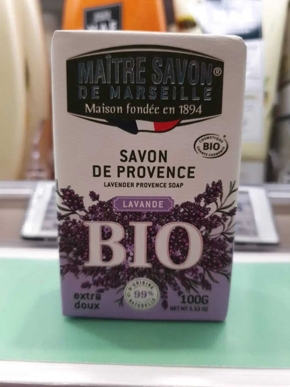 MAÎTRE SAVON DE MARSEILLE - Savon de provence lavande bio