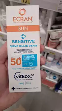 ECRAN - Sun sensitive - Crème solaire visage SPF 50+