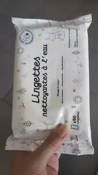 DOU LAPINOU - Lingettes nettoyantes à l'eau 