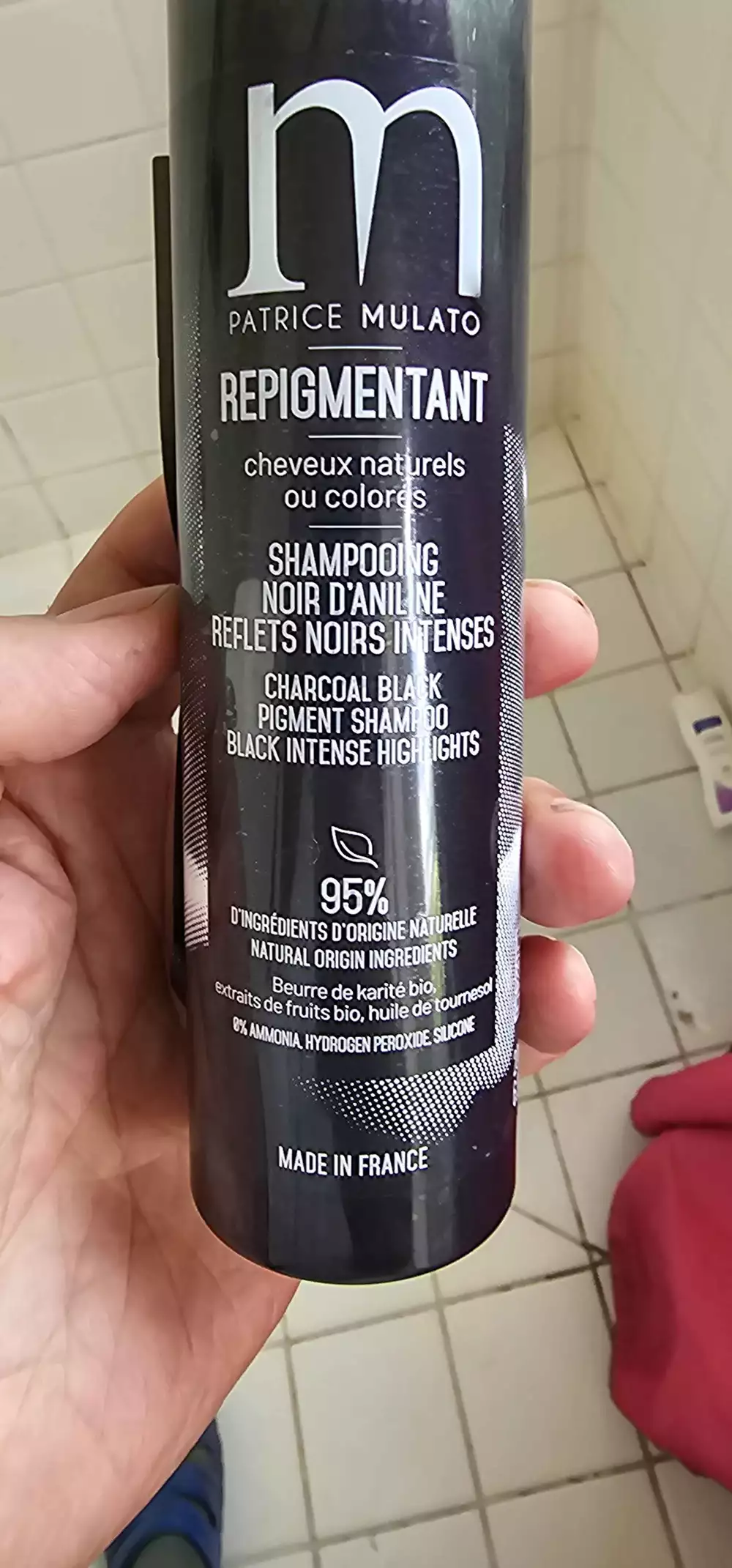 PATRICE MULATO - Shampooing noir d'aniline repigmentant