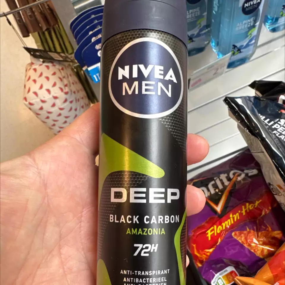 NIVEA MEN - Deep black carbon amazonia - Anti-transpirant 72h