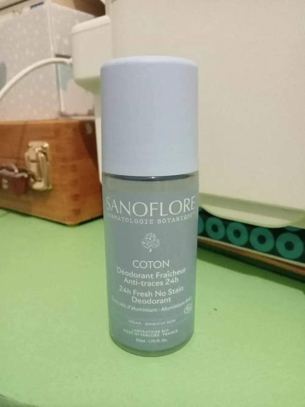 SANOFLORE - Coton - Déodorant fraîcheur anti-traces 24h