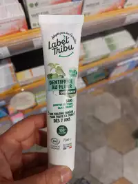 LABEL TRIBU - Dentifrice au fluor goût menthe dès 7 ans