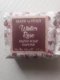 SAPONERIE MARIO FISSI - Rose d'hiver - Savon végétal