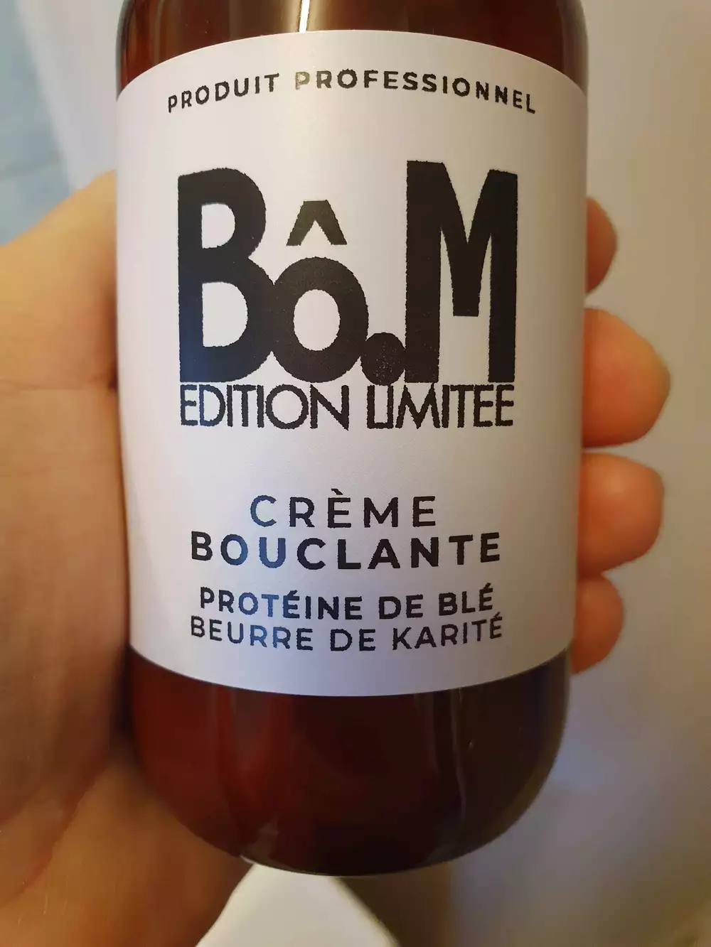 B Ô M - Crème bouclante protéine de blé beurre de karité