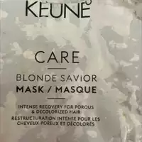 KEUNE - Care blonde savior - Masque