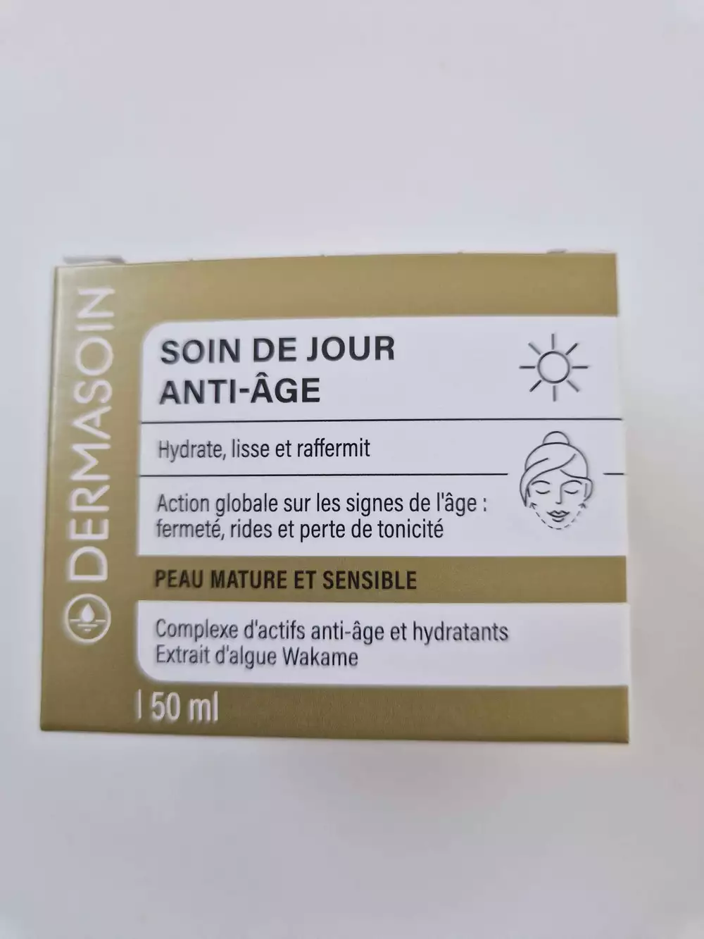 DERMASOIN - Soin du jour anti-âge peau mature et sensible