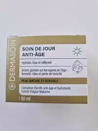 DERMASOIN - Soin du jour anti-âge peau mature et sensible