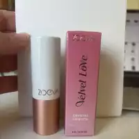 ZOEVA - Velvet love - Rouge à lèvres cristal