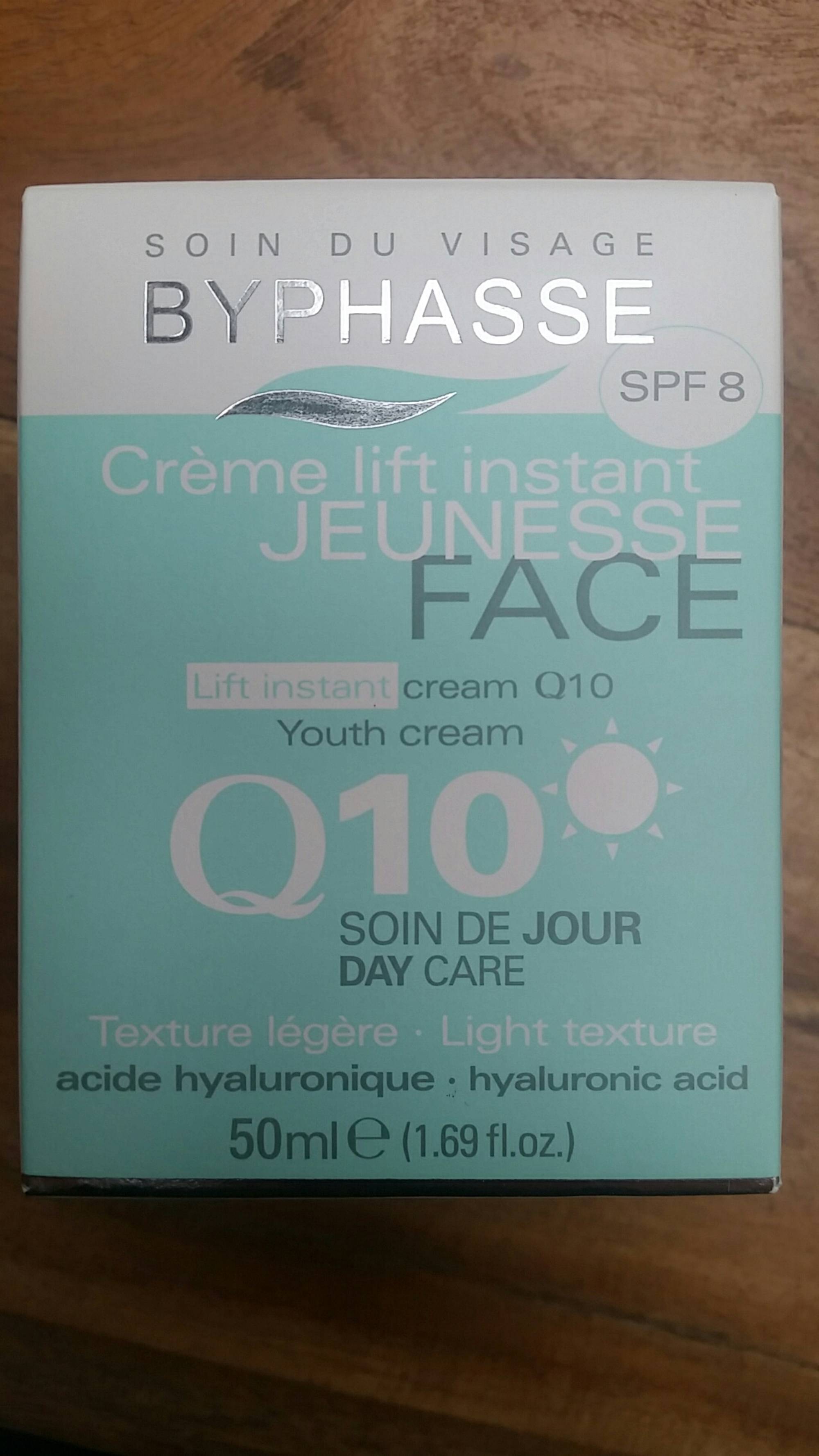 BYPHASSE - Crème visage lift instant jeunesse q10 - soin de jour