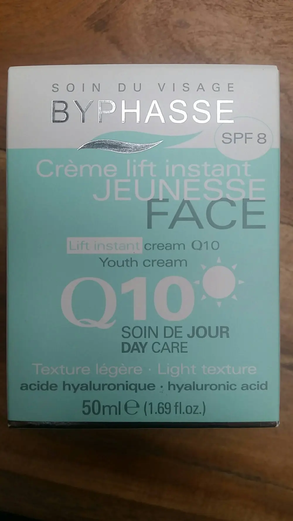 BYPHASSE - Crème visage lift instant jeunesse q10 - soin de jour