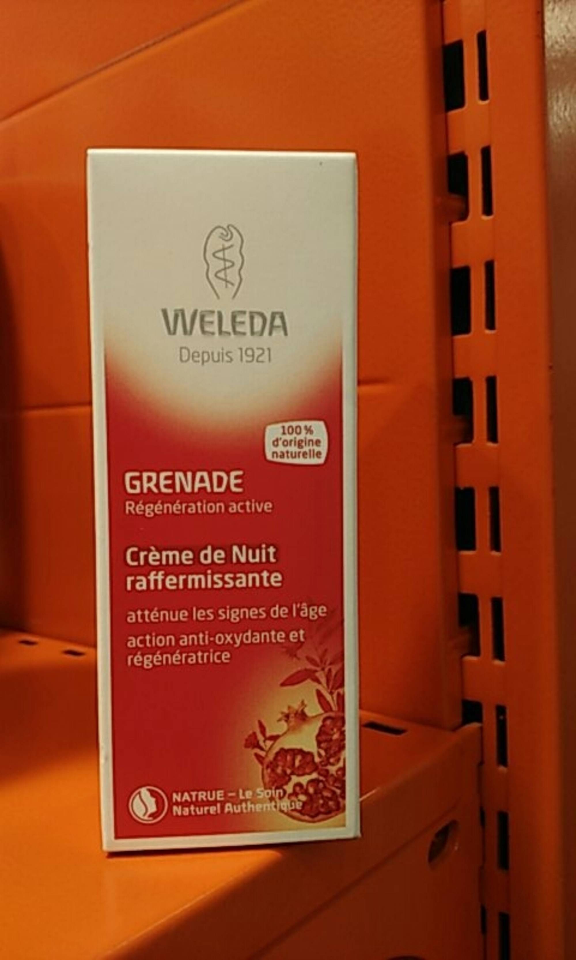 WELEDA - Grenade - Crème de nuit raffermissante