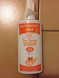 ALPHANOVA - Bébé - Sun spray SPF 50