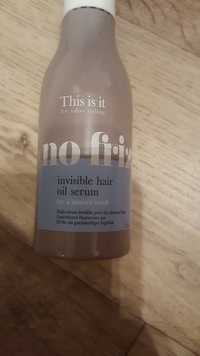 ORANGE CREATIVES - This is it - Huile-sérum invisible pour des cheveux lisses