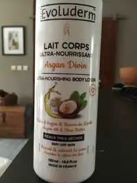 EVOLUDERM - Lait corps - Huile d'argan et beurre de karité