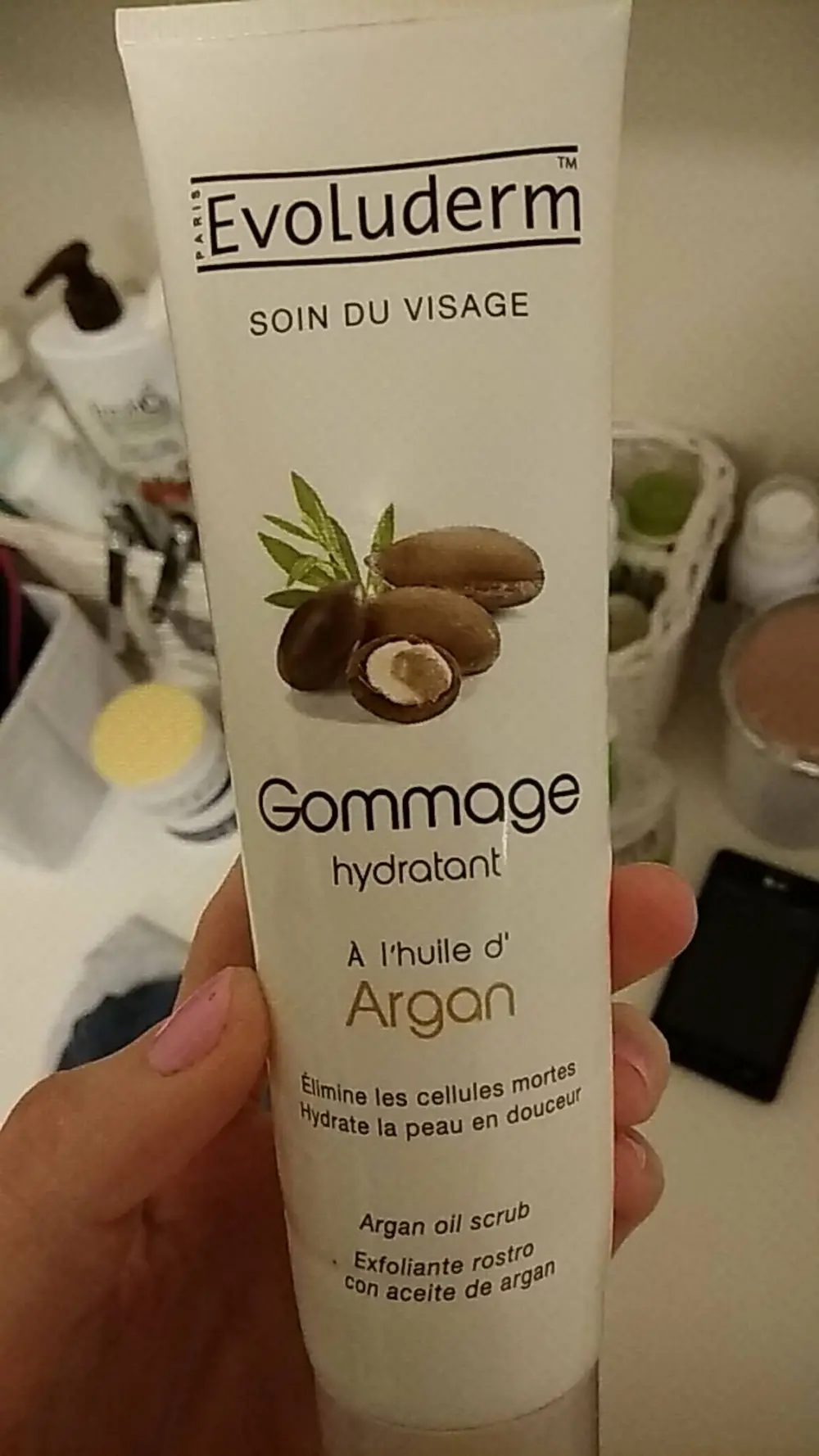 EVOLUDERM - Gommage hydratant à l'huile d'argan 