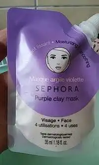 SEPHORA - Masque argile violette