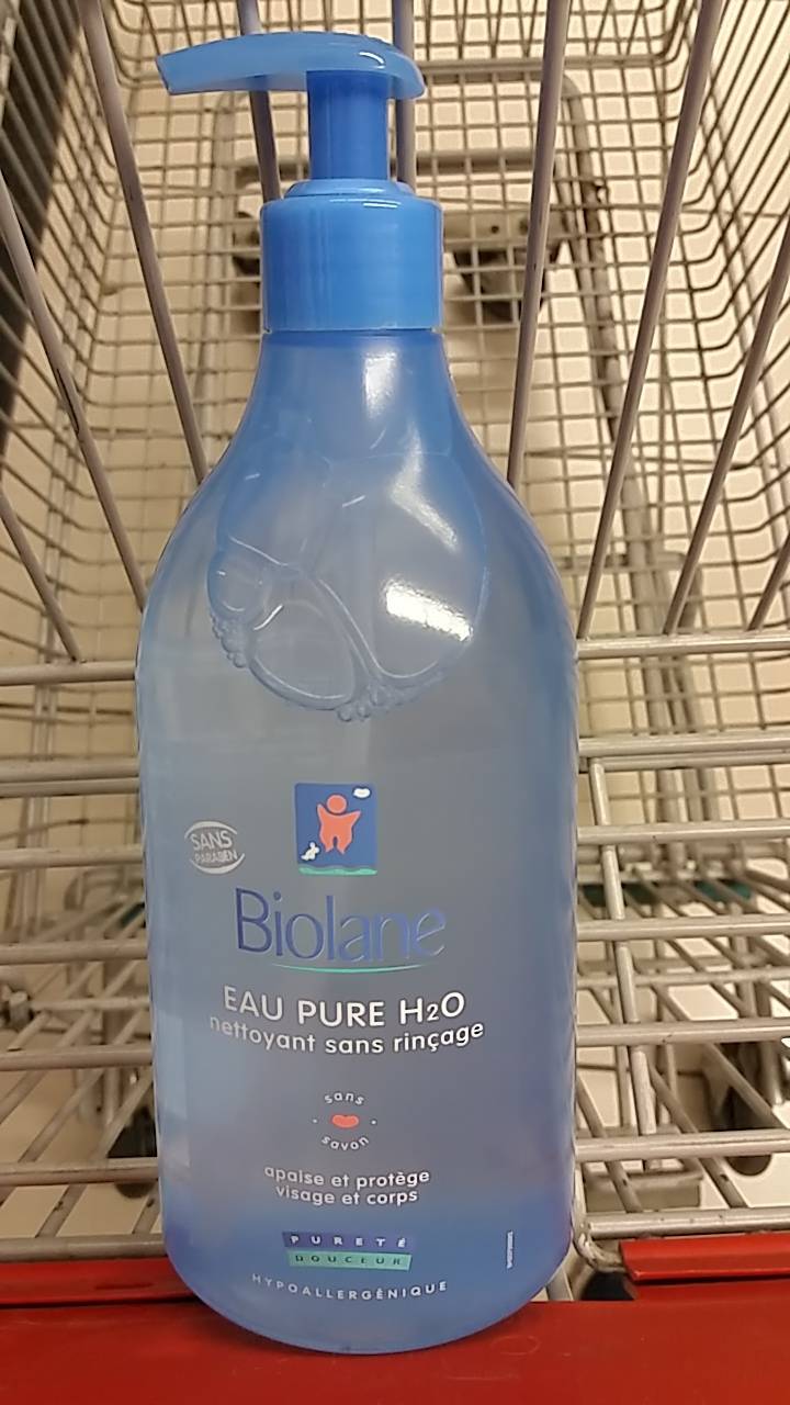 BIOLANE - Eau pure H2O nettoyant sans rinçage
