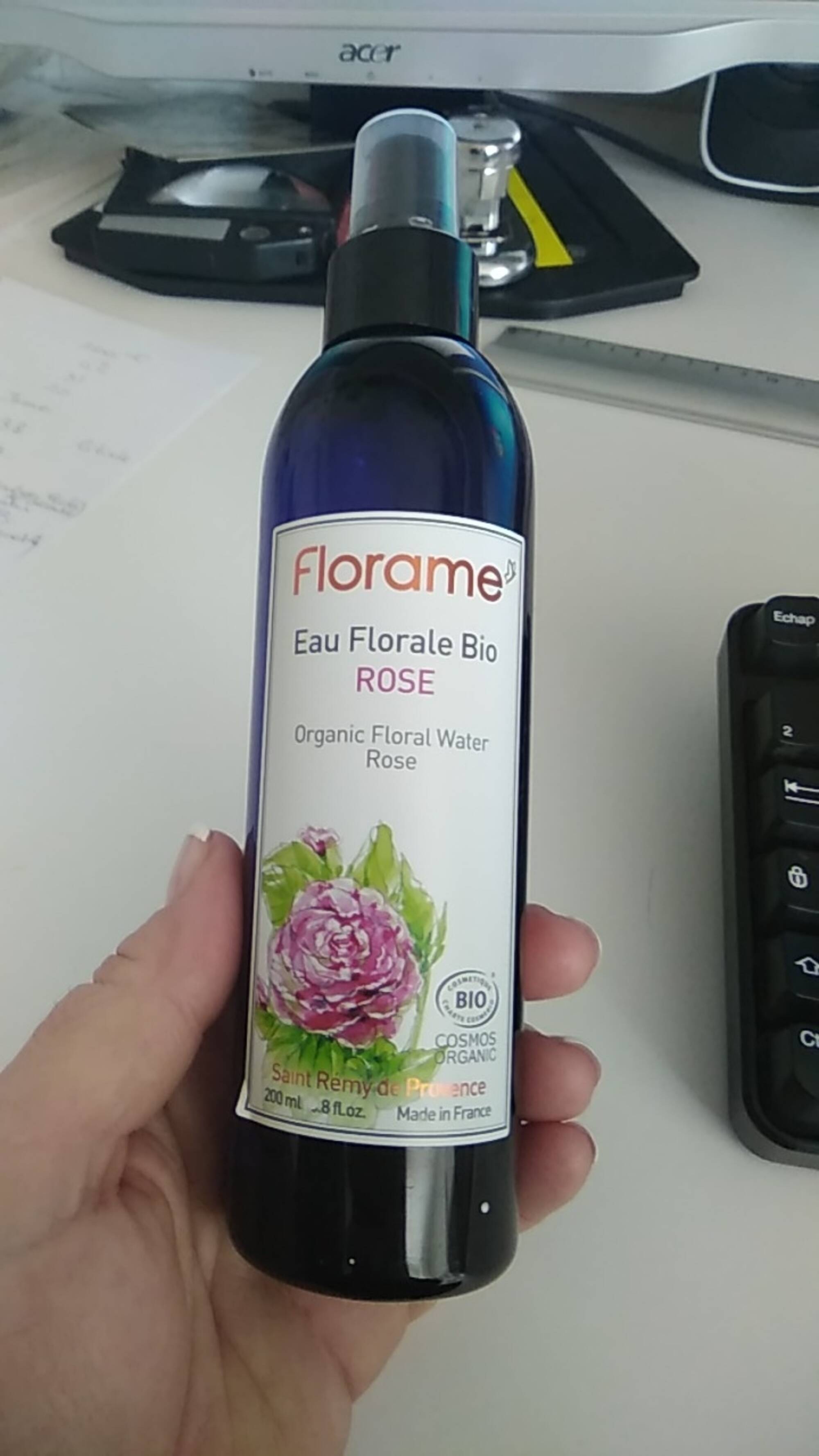 FLORAME - Eau florale bio rose