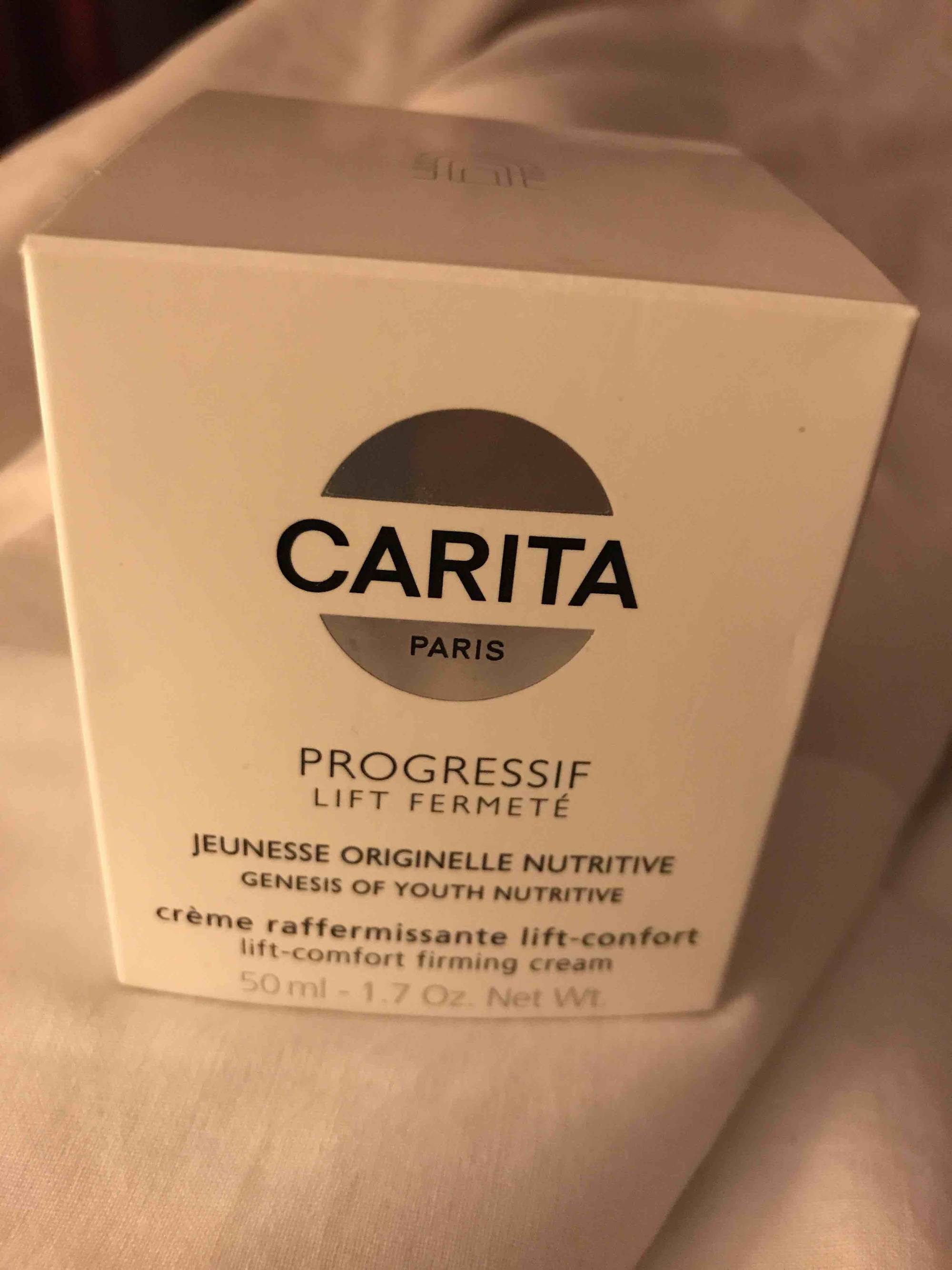 CARITA - Progressif lift fermeté - Crème raffermissante lift-comfort