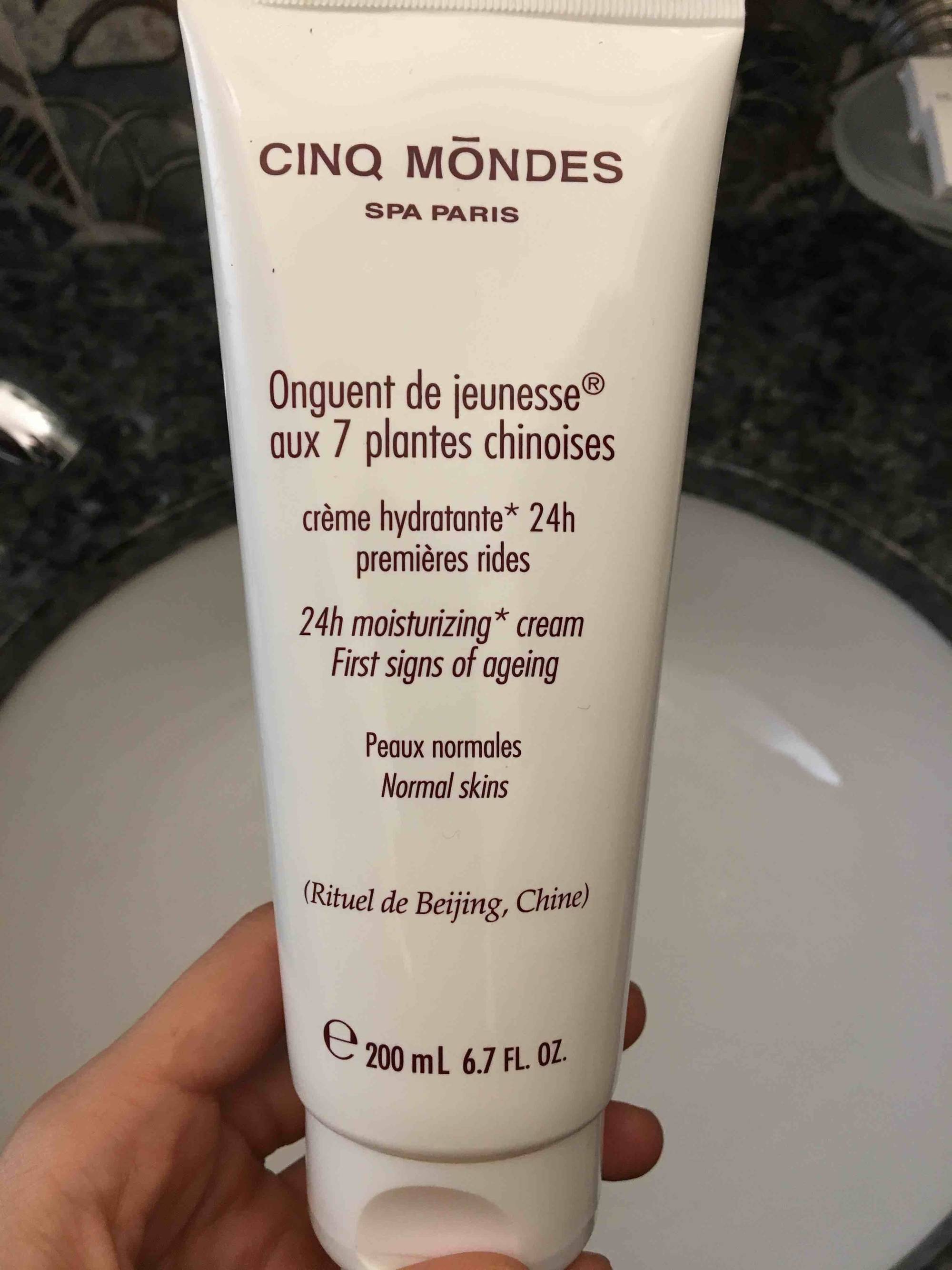 CINQ MONDES - Onguent de jeunesse - Crème hydratante 
