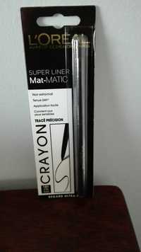 L'ORÉAL - Super liner mat-matic - Crayon noir extra-mat 