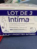 INTIMA - Lingettes individuelles intimes