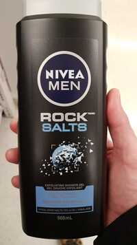 NIVEA - Men Rock salts - Gel douche exfoliant