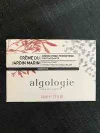 ALGOLOGIE - Crème du jardin marin - Crème hydro-protectrice revitalisante