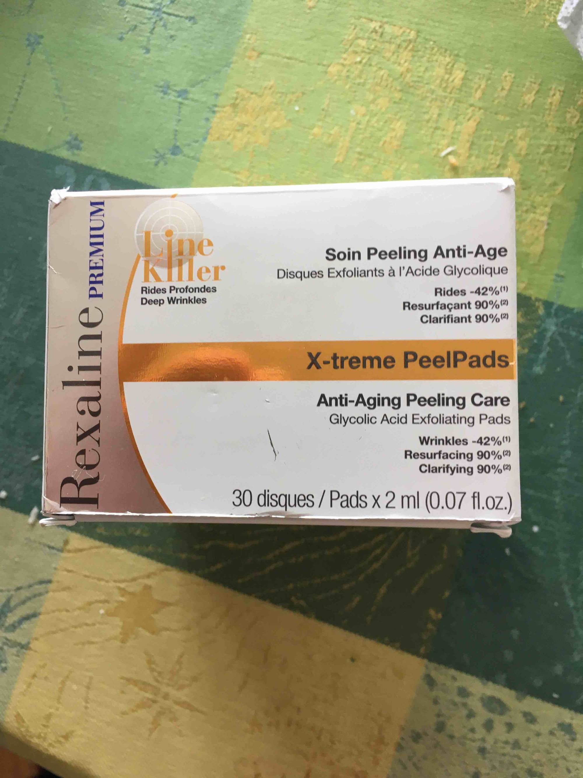 REXALINE PREMIUM - X-treme peelpads - Soin peeling anti-âge