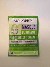 MONOPRIX - Masque purifiant - Nettoie et tonifie