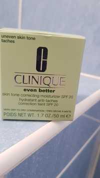 CLINIQUE - Even better - Hydratant anti-taches, correction teint SPF 20