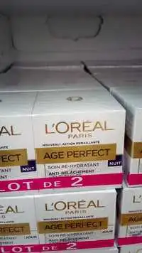 L'ORÉAL - Age perfect - Soin ré-hydratant nuit